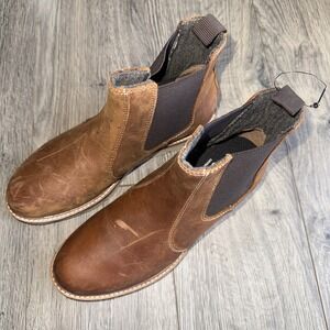 Alpine‎ Design Womans Blaze Leather Slip On Chelsea Boots Size 6.5 Ortholite